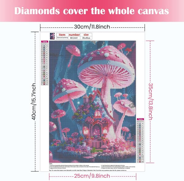 5D Diamantmaleri Elf Verden 30x40cm 12