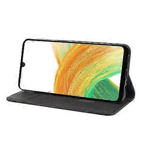 Etui for Samsung Galaxy A55 5G i PU-lær, støtsikker beskyttelse, lommebok, telefondeksel (Stil B)