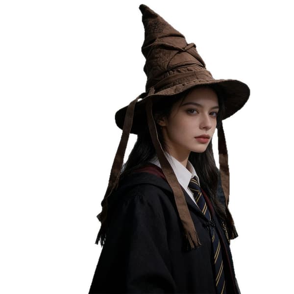 Harry Potter Halloween-hatt, kostymetilbehør til trollmannshatt