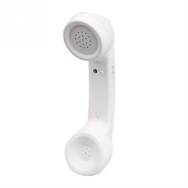 Bluetooth Trådlös Retro Mikrofon (Vit)