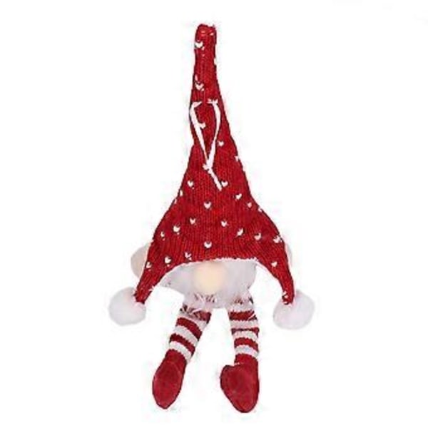 LED Ljus Jul Tomte Dekoration Jul Tomte Prydnad Julgranshänge för Hem Festival