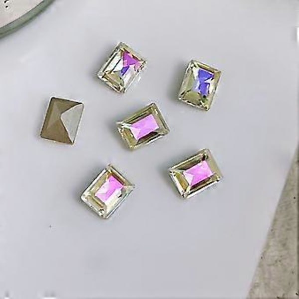 10 stk./sæt Hjerte Negle Charms til Akryl Negle Vanddråbe Negle Ædelstene Sommerfugl Negle Rhinestones Charm Negle Kunst Dekoration (07)