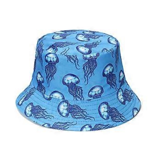Dam Tribal Geometriskt Graffiti Tryck Canvas Bucket Hatt Fiskarhatt