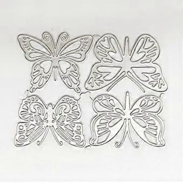 Hullet til Butterfly Skæreforme Stencil Scrapbooking DIY Album Stempel Papir Kort til Håndlavede Hilsenskort Prægning Dekoration Håndværksprojekter