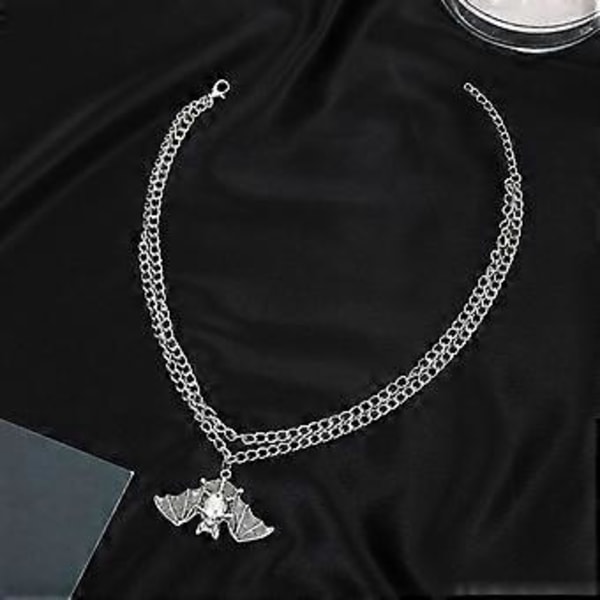 Trendy Choker Halskjede Kvinner Menn Flaggermus Anheng Unisex