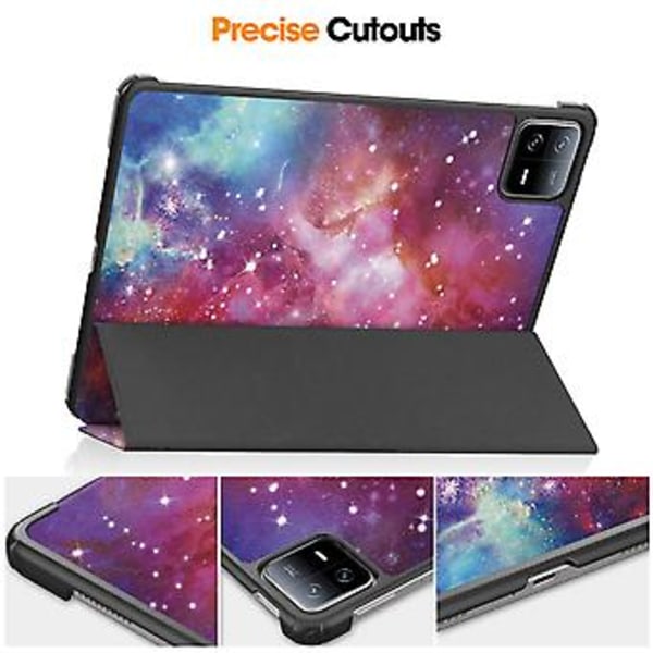 Maalattu Nahkainen Älykäs Tabletti Kotelo Xiaomi Pad 6 / 6 Pro:lle (Linnunrata)
