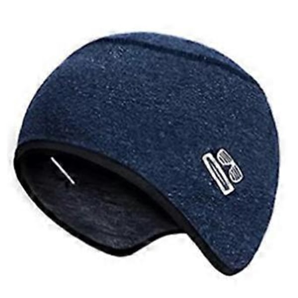Vinterhue Cykelhue Sportshjelm Hue Under Hue Mænd Kvinder Varm Fleece (Blå)