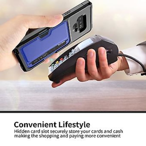Kortholder Case til Samsung Galaxy Note9 (Blå)