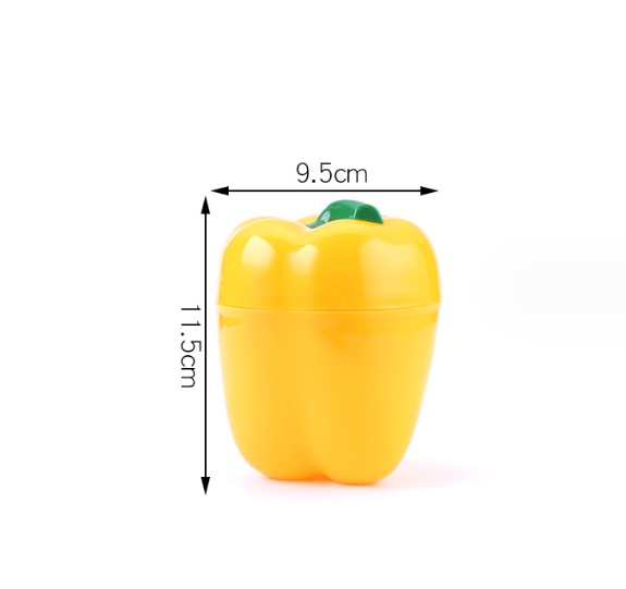 4-pack förvaringslådor, citronkonserveringsburk, plastgrönsaksbehållare