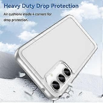 Candy Series til Samsung Galaxy S23 FE Drop Resistant TPU Telefoncover Gennemsigtig Bagside
