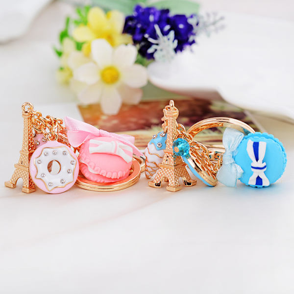 Rhinestone håndtaske charme rygsæk nøglering pung kvast nøglering*
