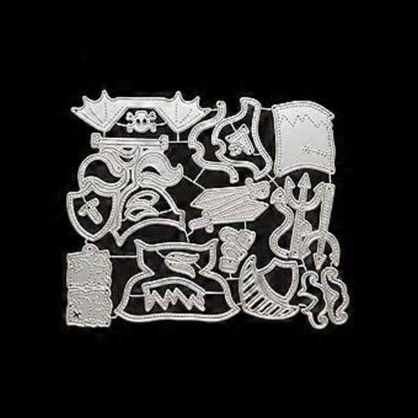 Jultomte Metall Die Cuts Prägling Mall Metall Schabloner Scrapbooking (1915B)