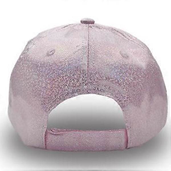 Dam & Flickor Barbie Laser Basebollkeps Sommar Höst Rosa Bokstav Broderad Justerbar Snapback Hatt (Rosa)