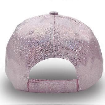 Dame Piger Barbie Laser Baseballkasket Sommer Efterår Pink Bogstav Broderet Justerbar Snapback Hat (Pink)