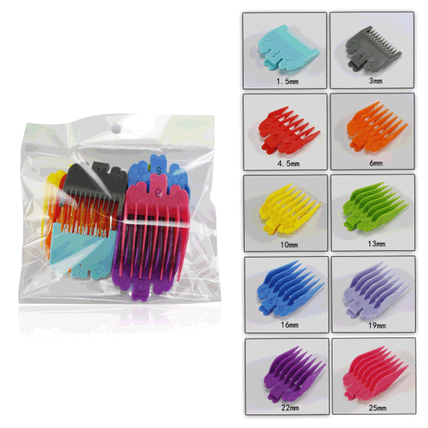 8 Guide Comb Set, Hair Clipper Guide Combs, 8 Guide Combs for Rep