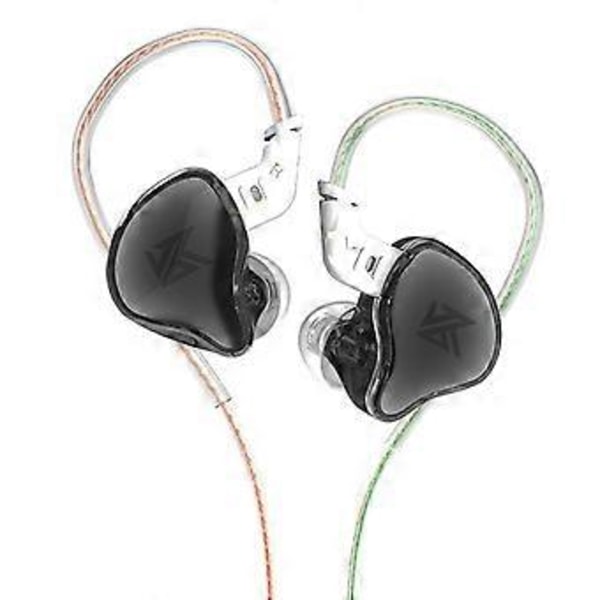 KZ-EDC In-Ear Hodetelefoner Uten Mikrofon (Skinnende Svart)