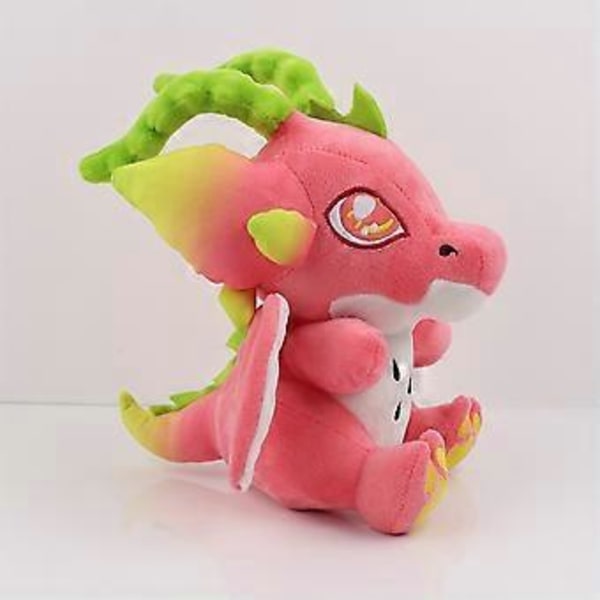 25cm (9,84'') Søte Dragefrukt Drage Plysjleker, Utstoppede Drage Dyredokker Pitaya Leker Kawaii Plysjgaver Til Barn