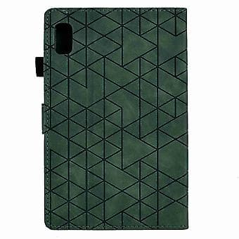 Rhombus Tablettfodral för Lenovo Tab P11 Gen 2 (Grön)