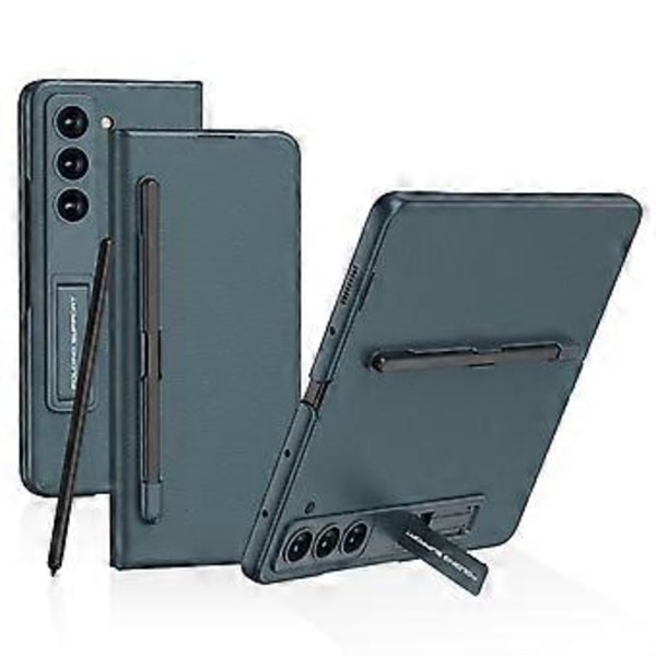 GKK Fodral för Samsung Galaxy Z Fold5 5G i PU-läder med pennfack/skärmskydd
