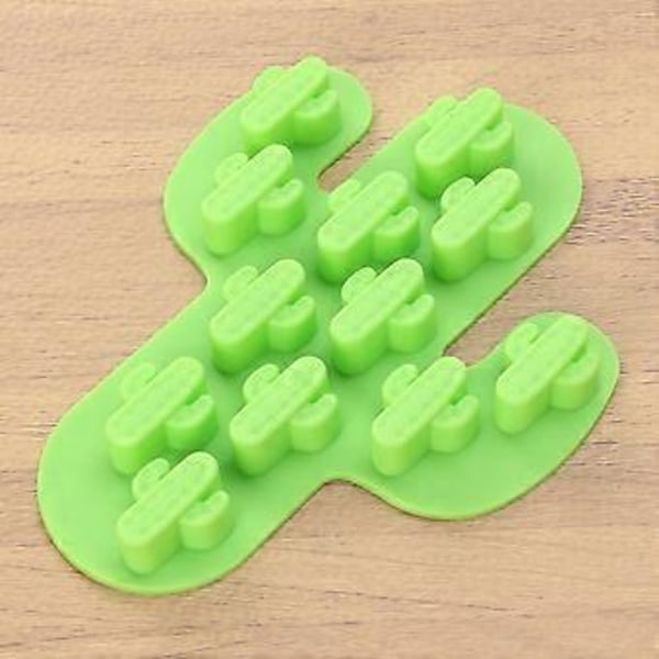 12 Fack Silikonformar Silikonkakformar Fondantform Kaktusform Kakstencil