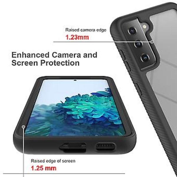 Skyddande stötsäkert fodral för Samsung Galaxy S21 5G (Babyblå)