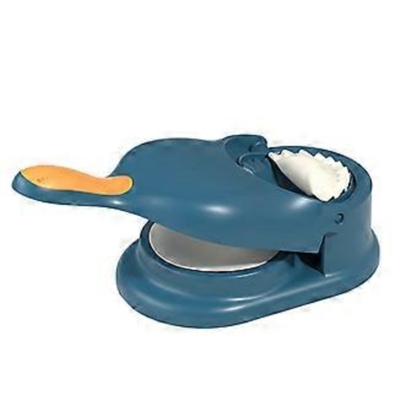 Dumpling Skin Maker Spar Tid Arbejdsbesparende Ergonomisk Design Hurtig Formning Dejpressemaskine Madlavningsgadget Køkkenværktøj (Blå)