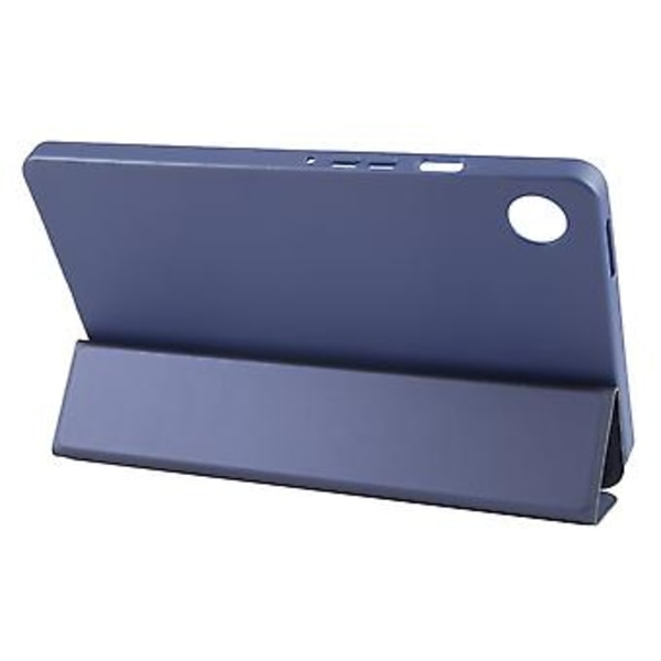 Tri-fold Læder Tablet Etui Til Samsung Galaxy Tab A9 (Mørkeblå)