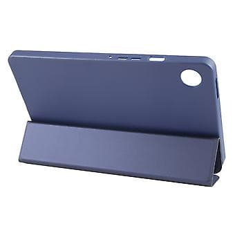 Tri-fold Läderfodral för Samsung Galaxy Tab A9 (Mörkblå)