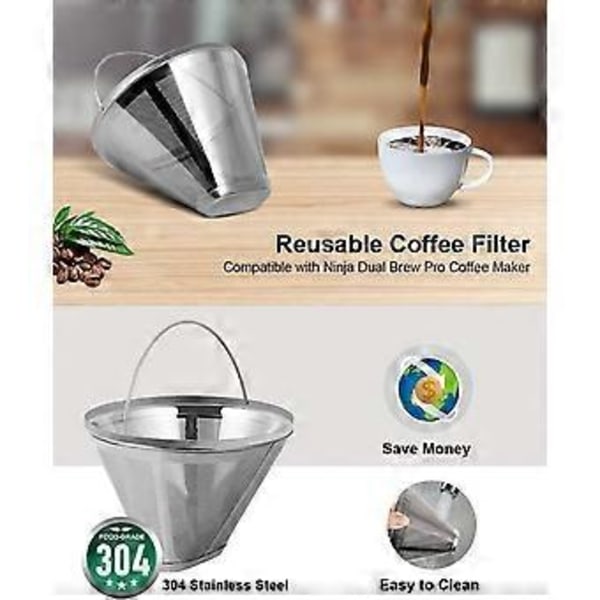 2-delt gjenbrukbart kaffefilter, Pod-erstatning