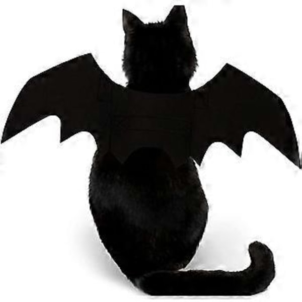 Kæledyr Kat Flagermus Vinger til Halloween Fest Dekoration, Hvalpe Halsbånd Fører Cosplay Flagermuskostume, Søde Hvalpe Kat Udklædningstilbehør