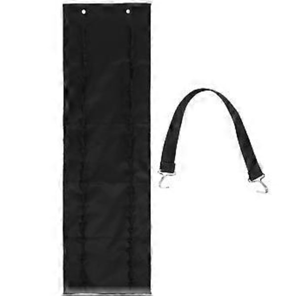 Vegghengt Medaljeholder Taekwondo Karate Belte Samling Display Holder Karate Belte Vegghylle (113.00X33.00X0.50CM Svart)
