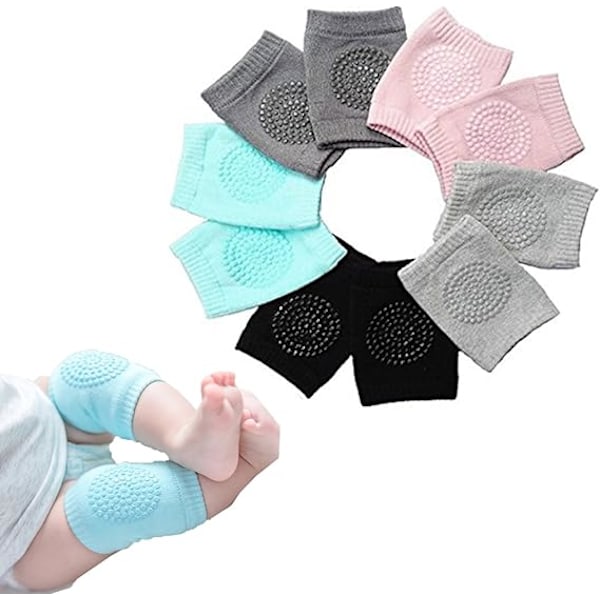 Babykryp-knäskydd, Unisex Spädbarnsknäskydd 5 par