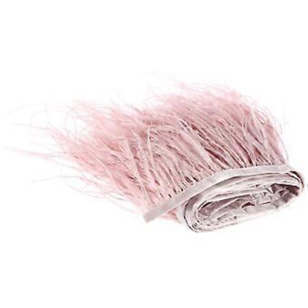 2M Simuleret Kantbånd med Satinbånd til Kjolesyning Håndværk Kostumer DIY Dekoration (Pink)