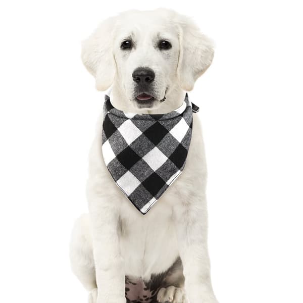 Hundesvøb til kæledyr, trekant, halstørklæde, reversibel