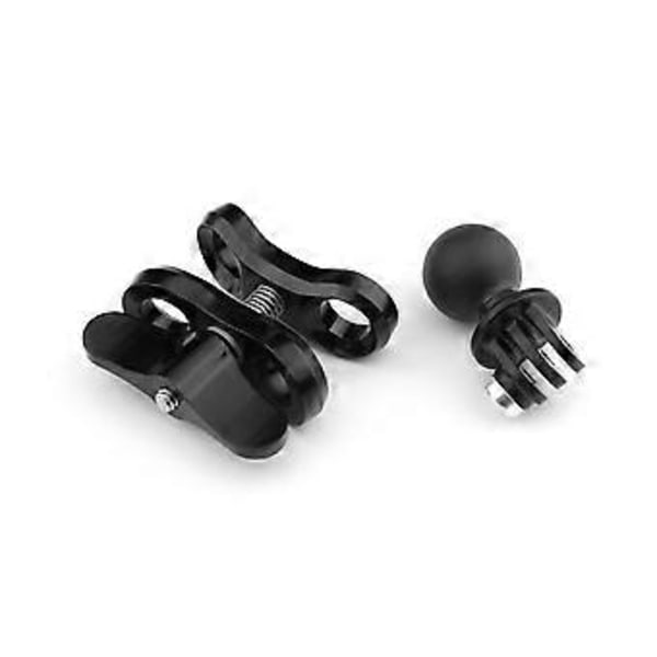 Dykk 2 Hål Swivel Clip för Go Pro Bollfäste för Fjärilsklämma (Blå)
