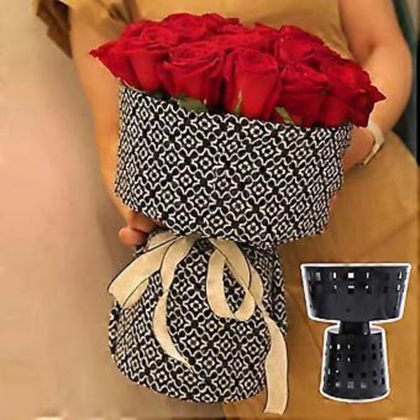Arbetsbesparande Återanvändbar Luktfri Blomsterförpackningsform Blomsterförpackning Plastform DIY Tillbehör Qinhai(L )