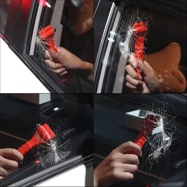 Auton turvallisuusvasara 2 kpl Auto Car Window Emergency Escape Tools E
