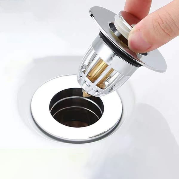 1-pack universal diskbänkspropp, kopparkärna läckagesäker propp med luktbarriär