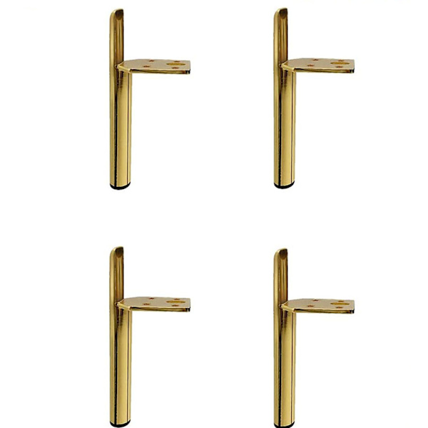 1 set med 4 metallben, 13 cm/5,12 tum järnben, möbelben, I