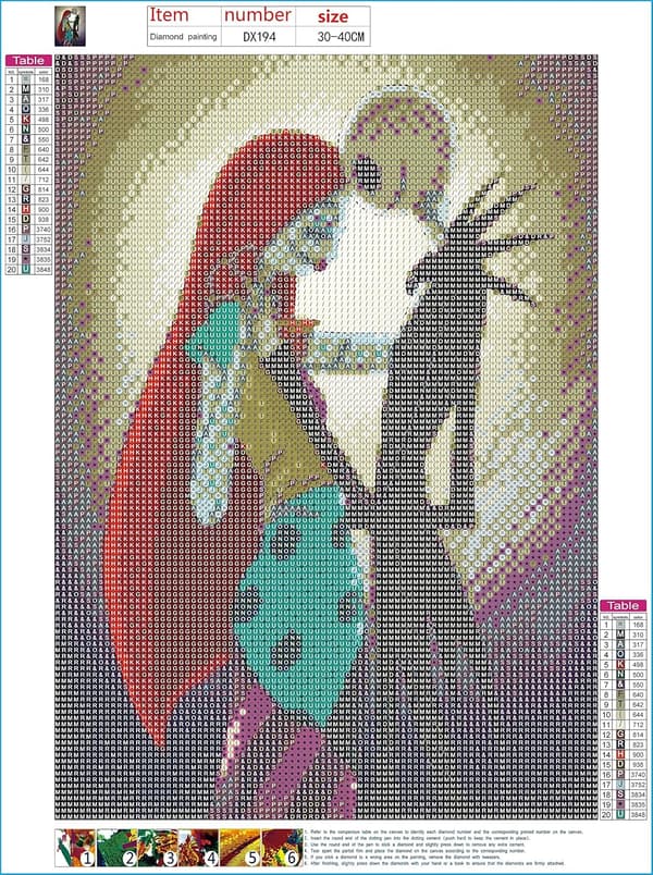 5D diamantmaleri for stuedekorasjon (30*40cm) 4