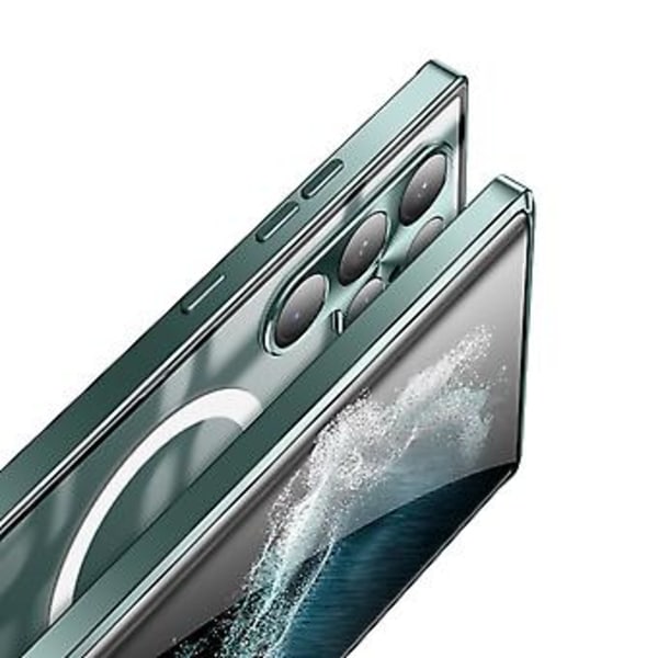 Mattametallipuhelinkotelo Samsung Galaxy S21 Ultralle (Sininen)