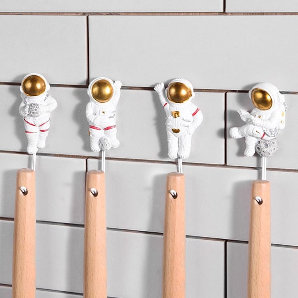 4 st Happy Planet Hang Hangers Barn Hängare för Handdukar Hjälm