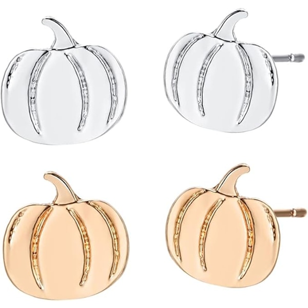 2 Par Halloween Örhängen med Pumpa Mönster Halloween Pum