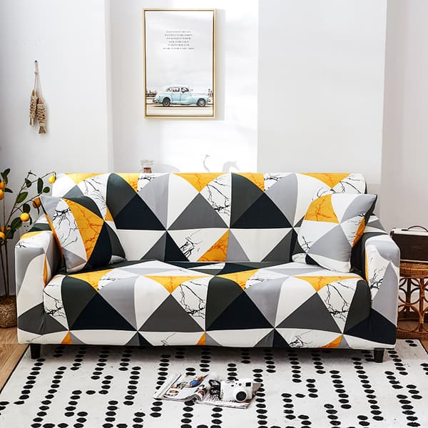Stretch Sofa Cover Trykte Sofaovertrekk Lenestoltrekk for