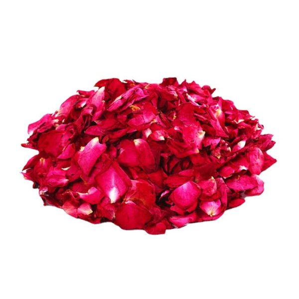 100g-naturliga torkade rosenblad Äkta torkade röda blommor för fot Ba