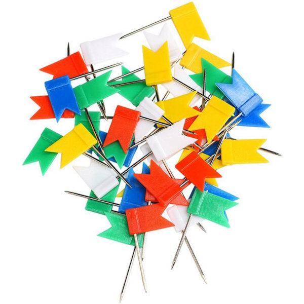 100 stk. flagpinde, trykflagpinde, flagpinde, flagpinde, markering