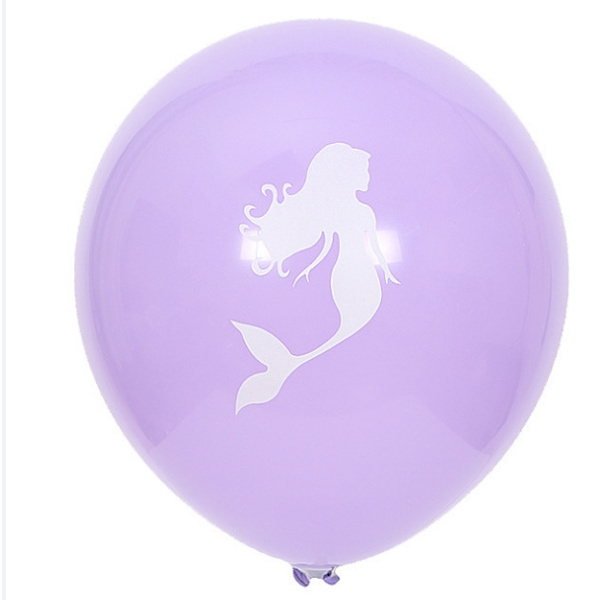 15 stk havfrueballonger med latekskonfettiballonger, lys P