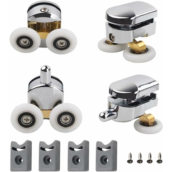 (23mm) Erstatning Dobbel Caster Set med 4 Dobbel Caster Replacem