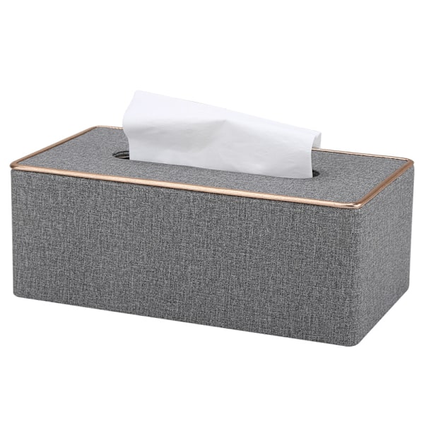 Läder Tissue Box, Rektangulär Tissue Box Tissue Box, B x D x H: