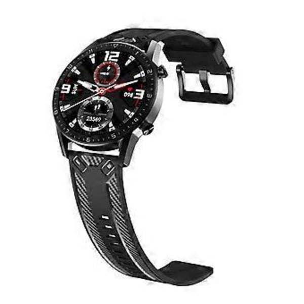 Klockarmband 20mm 22mm Universellt Vattentätt Kolfibertextur Smart Klocka Ersättningsarmband Kompatibelt Samsung Galaxy Watch (22 mm Mörkblå)